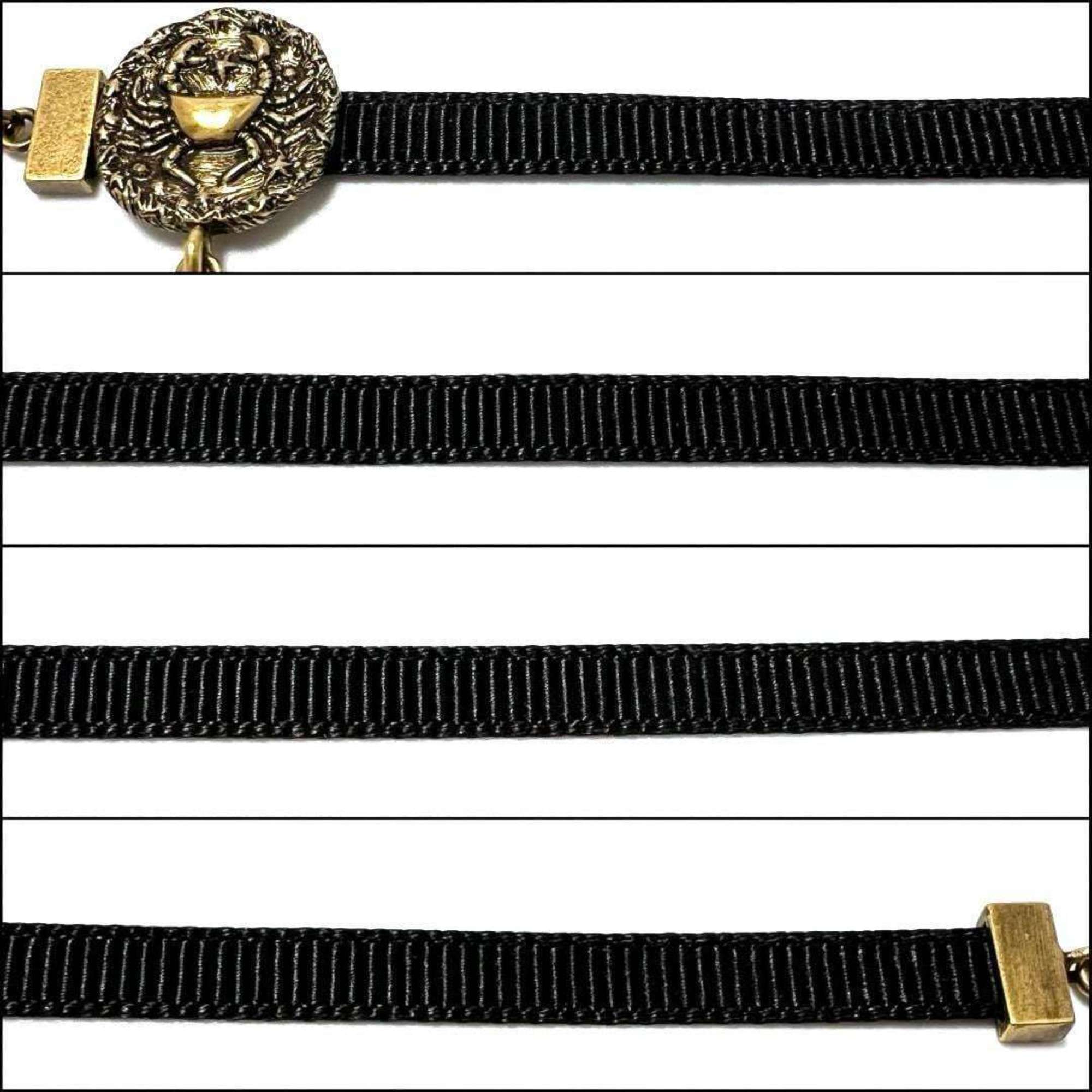 Zodiac Choker Necklace Metal and Nylon