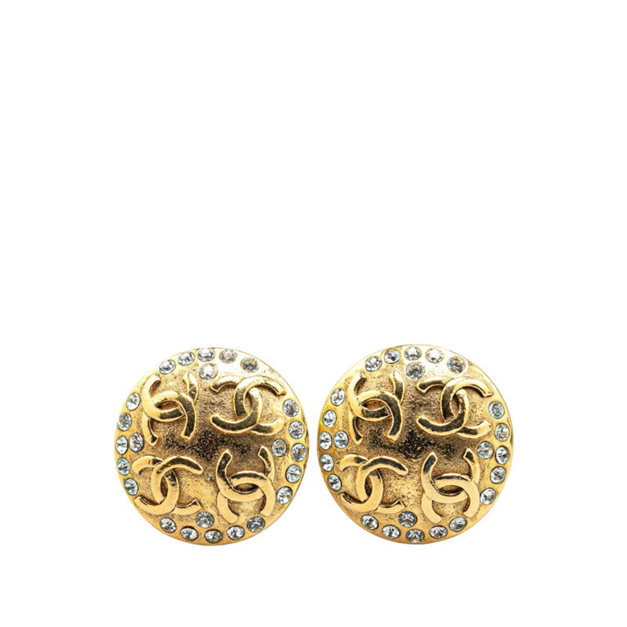 CC Logo Clip-On Earrings Metal