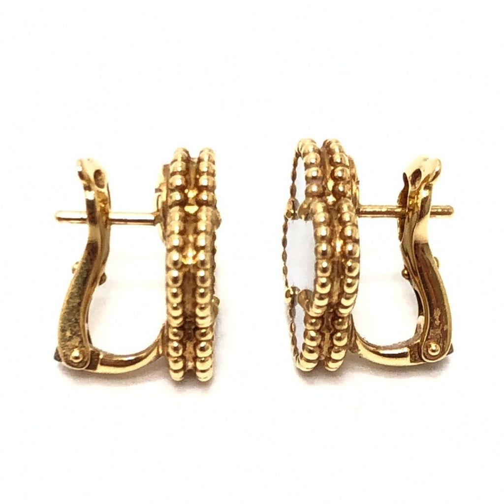 Vintage Alhambra Earrings 18K Yellow Gold 18K Yellow Gold