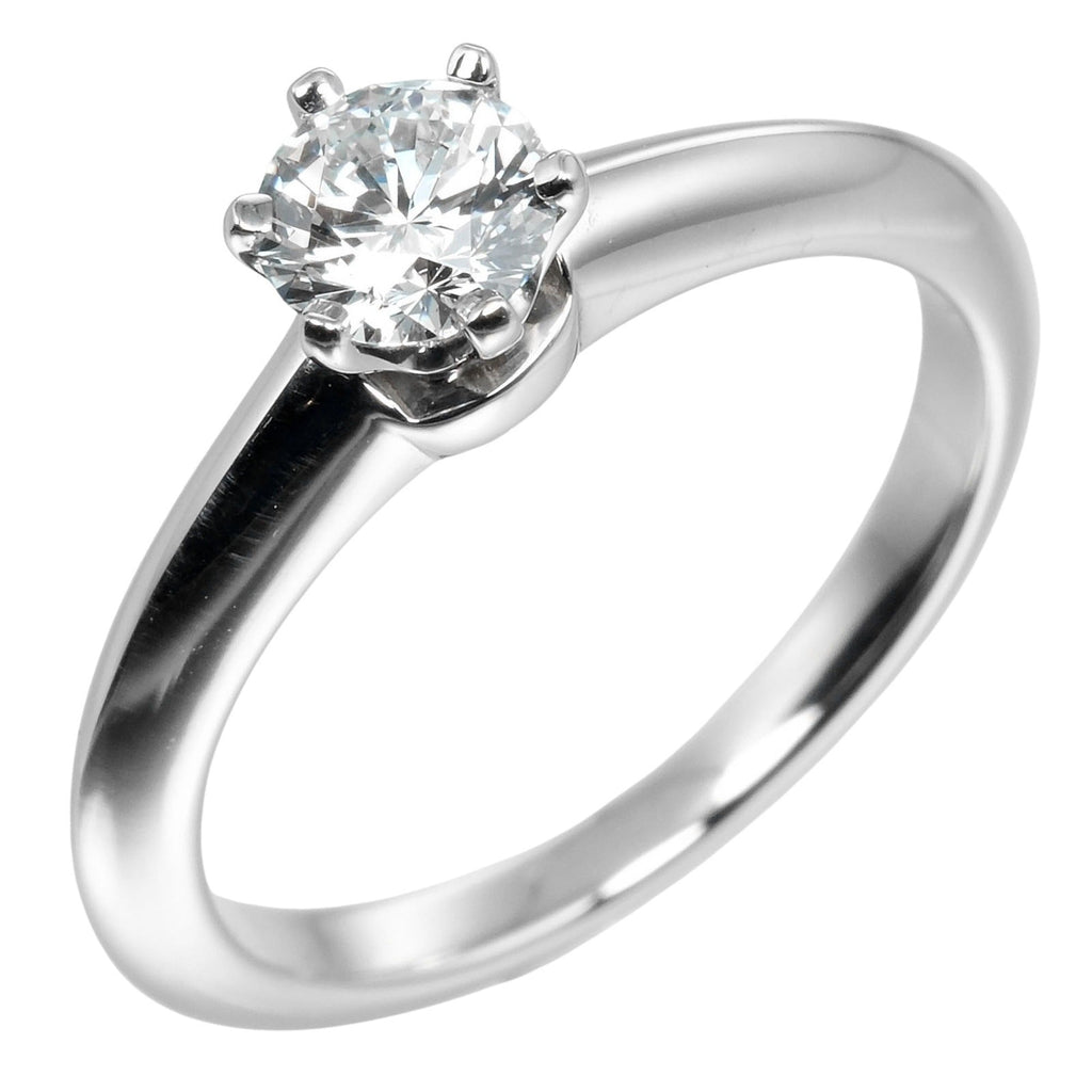 Engagement Ring Platinum with 0.39ct Diamond