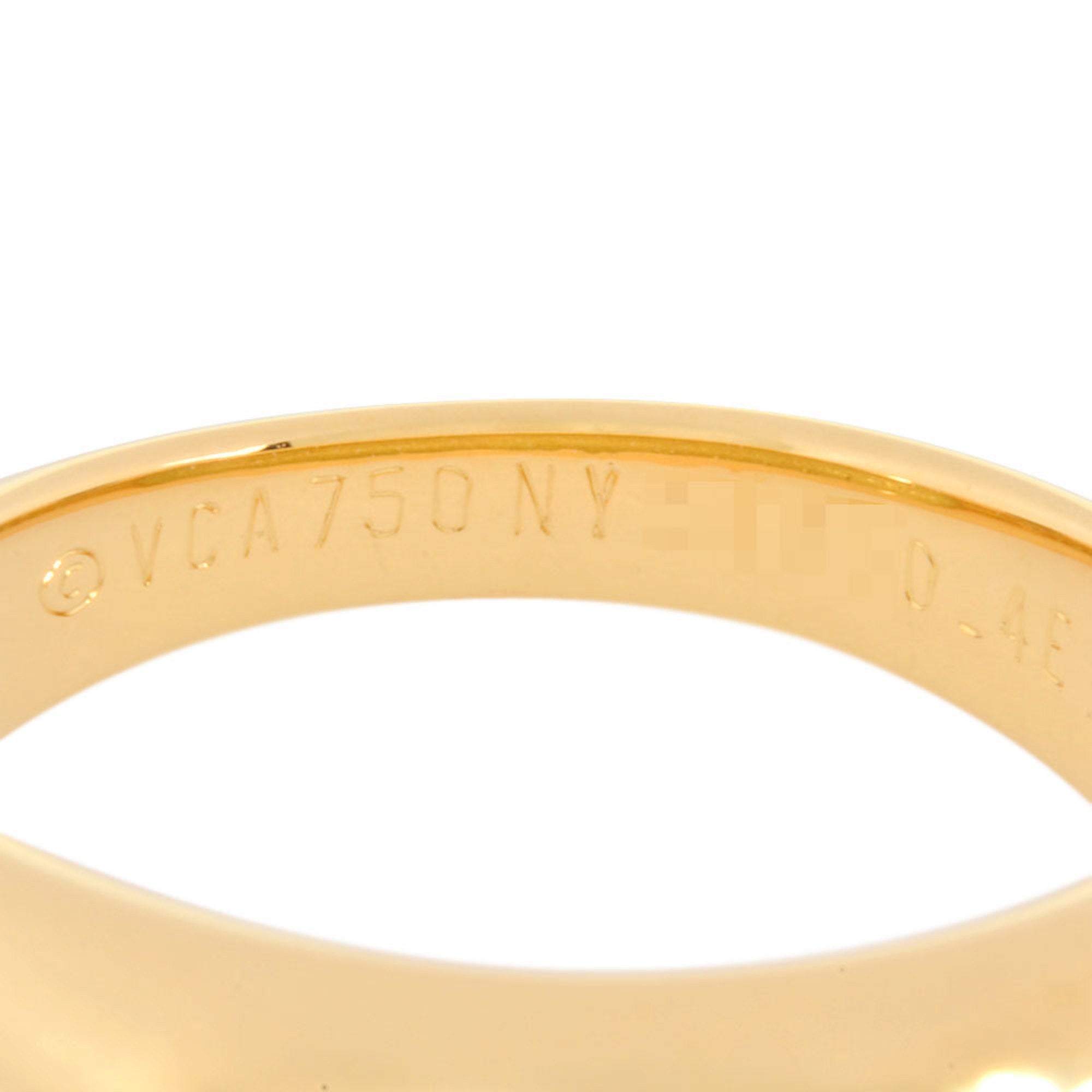 Alhambra Ring 18K Yellow Gold and Mother of Pearl