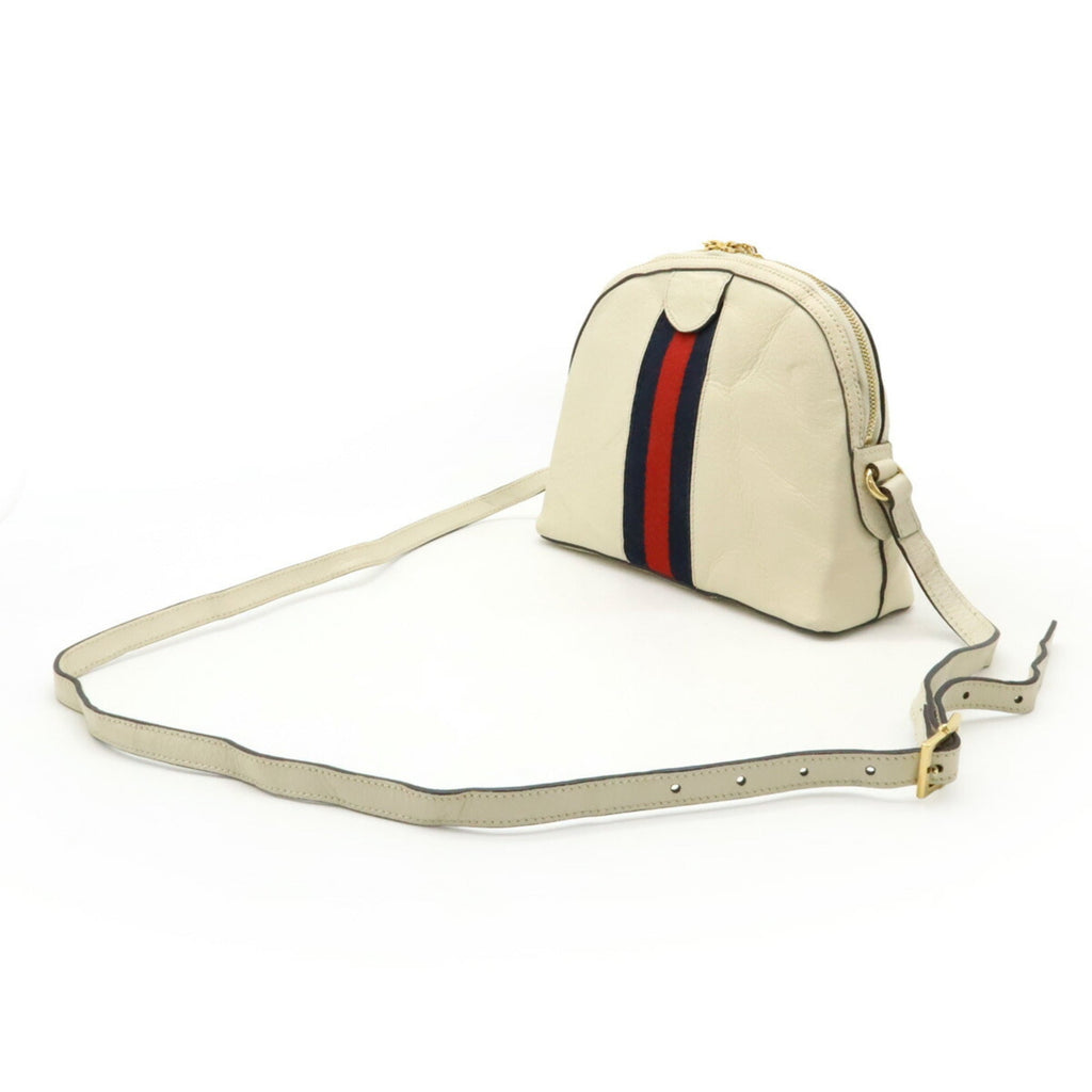 Ophidia Dome Shoulder Bag Leather Small