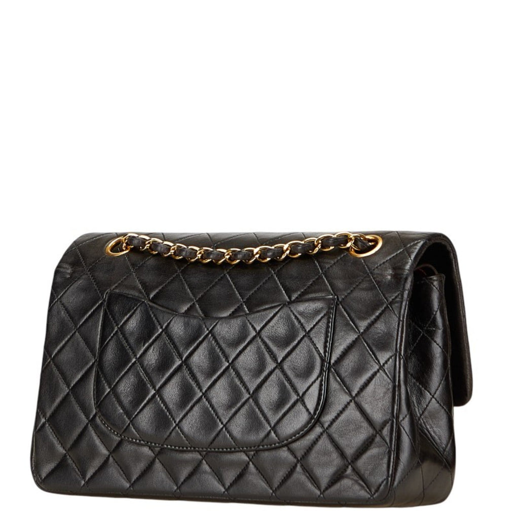 Vintage Classic Double Flap Bag Quilted Lambskin Medium