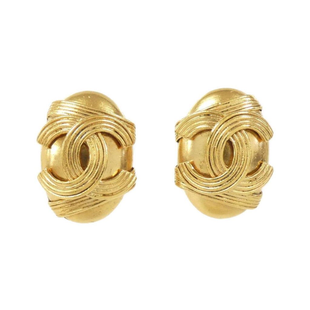 Clip-On Earrings Clip-On Gold-Tone Metal