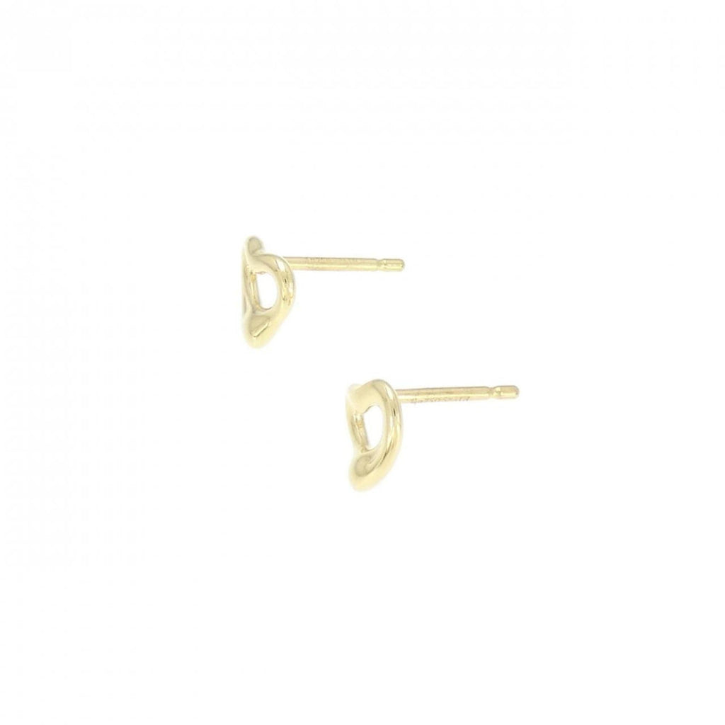 Open Heart Earrings 18K Yellow Gold 7mm 18K Yellow Gold