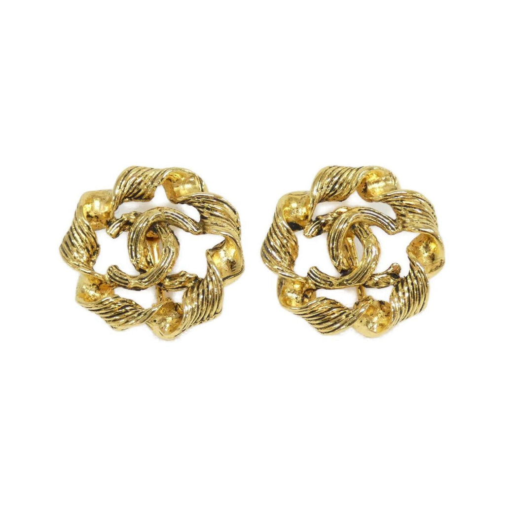 Clip-On Earrings Clip-On Gold-Tone Metal