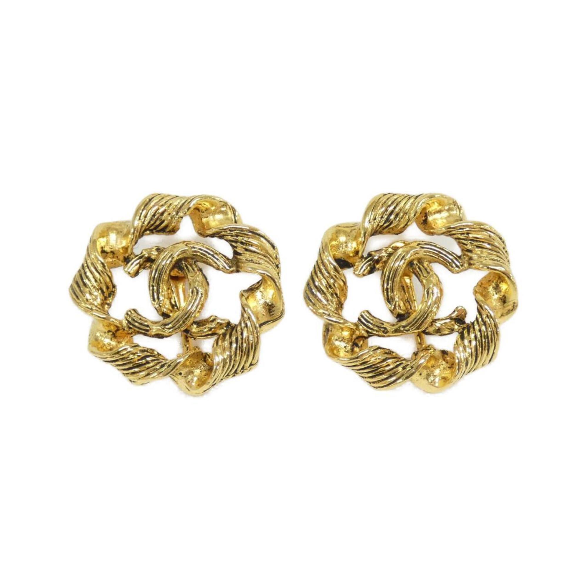 Clip-On Earrings Clip-On Gold-Tone Metal