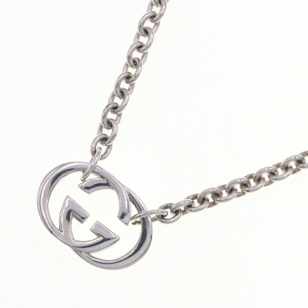 Double G Pendant Necklace Sterling Silver