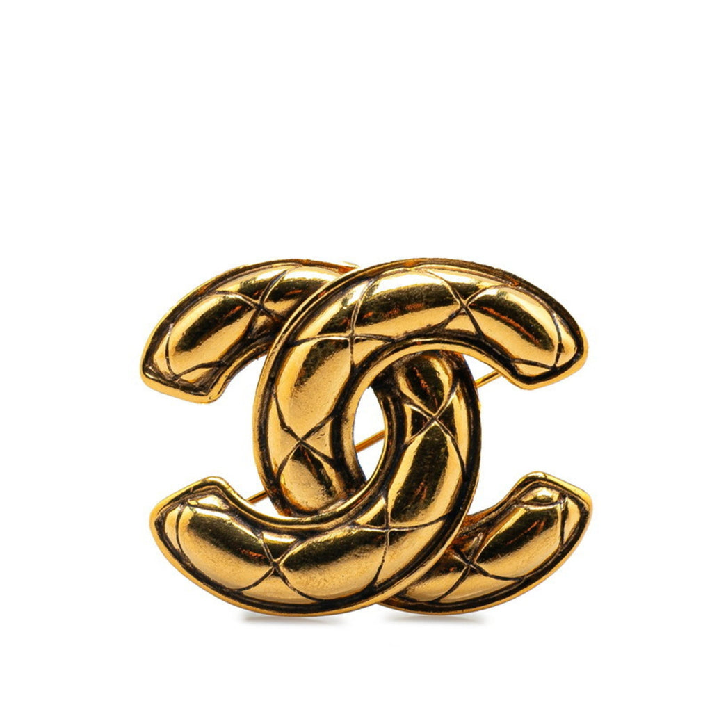 CC Logo Brooch Metal