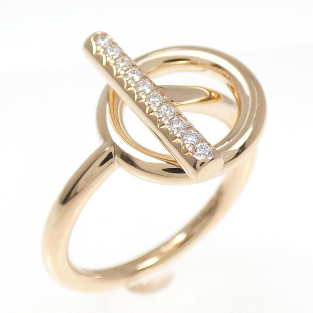 Echappé Ring 18K Rose Gold Mini with Diamond