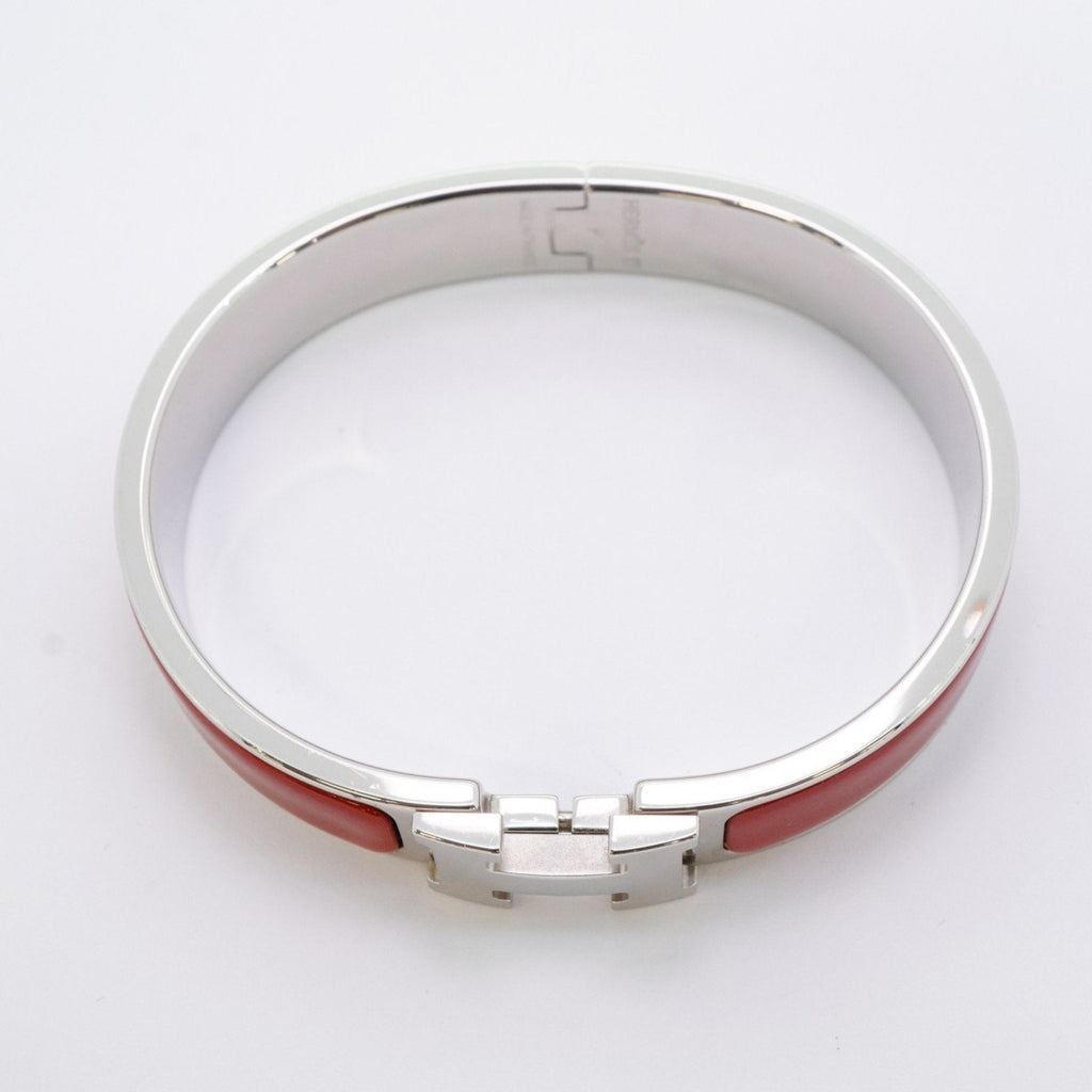 Click Clack Bracelet Metal Red and Silver Mini