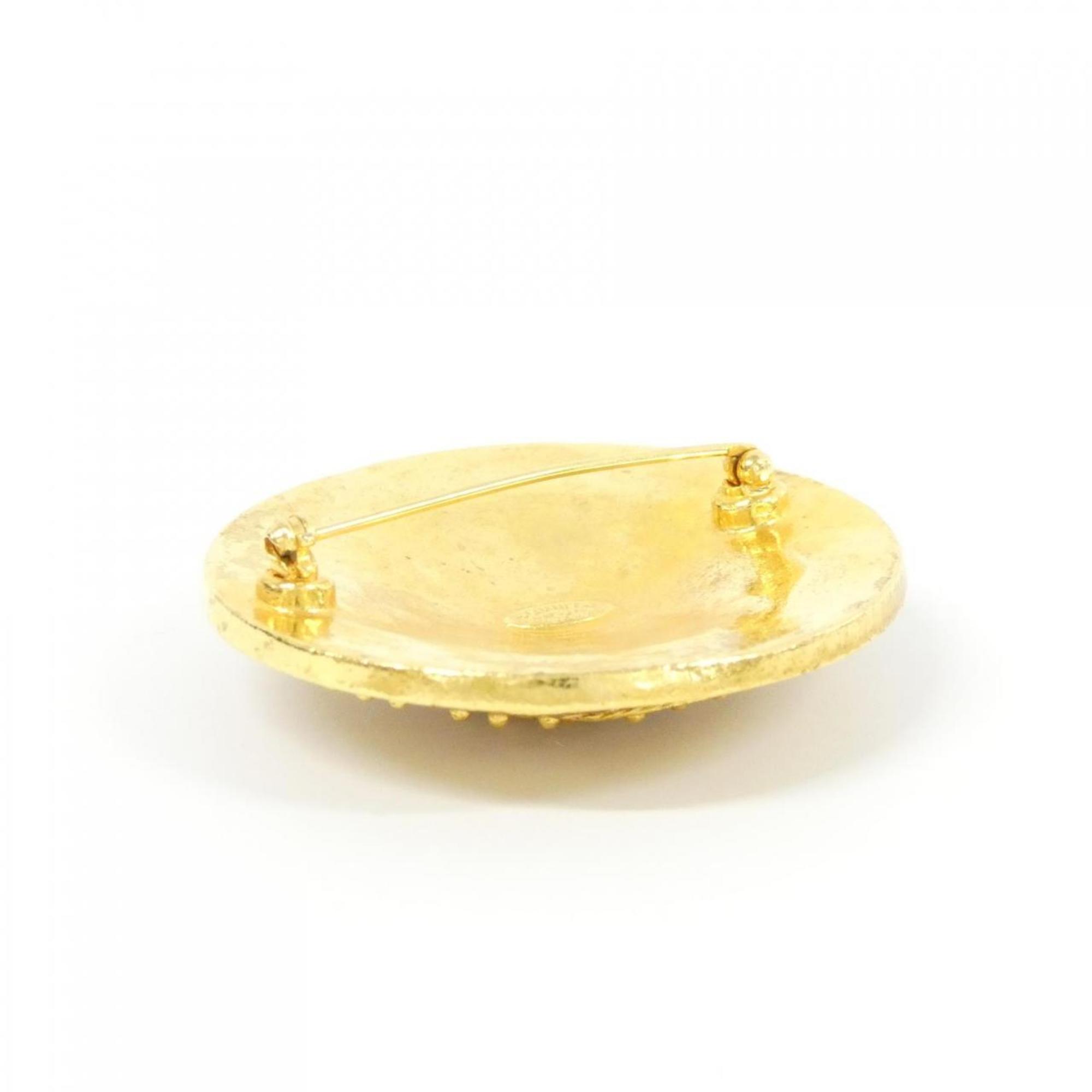 Brooch Gold-Tone Metal