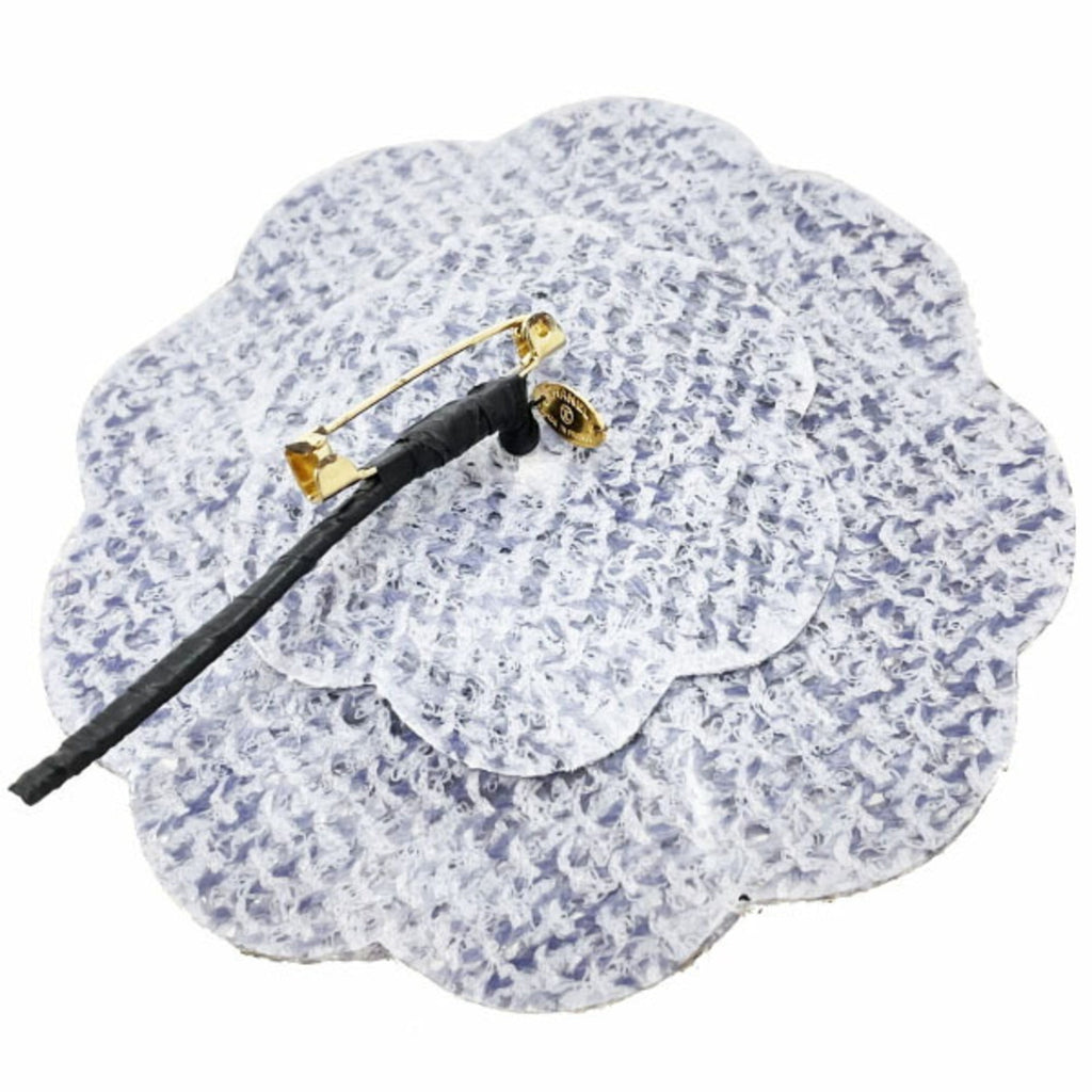 Camellia Brooch Vinyl Gray