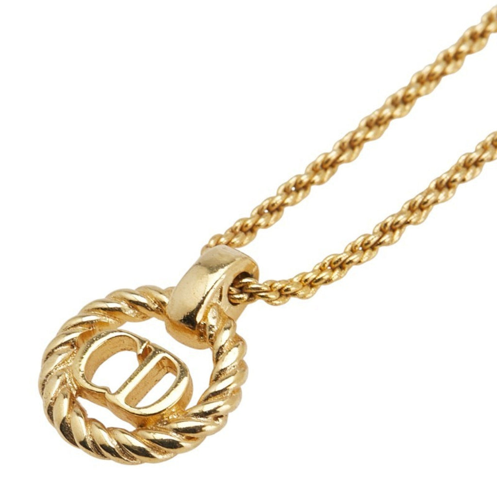 CD Pendant Necklace Gold
