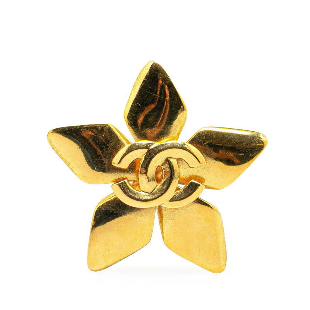 CC Logo Brooch Metal