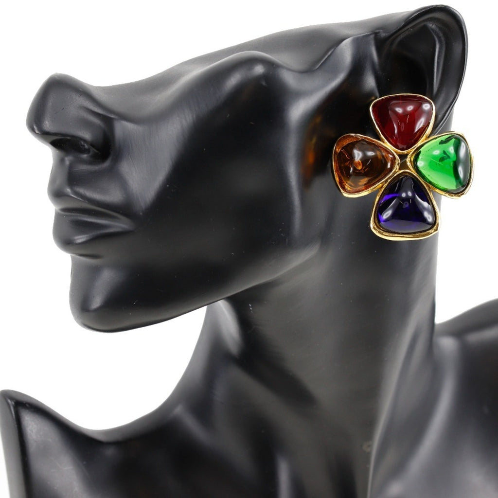 Clip-On Earrings Clip-On Gold-Tone Metal