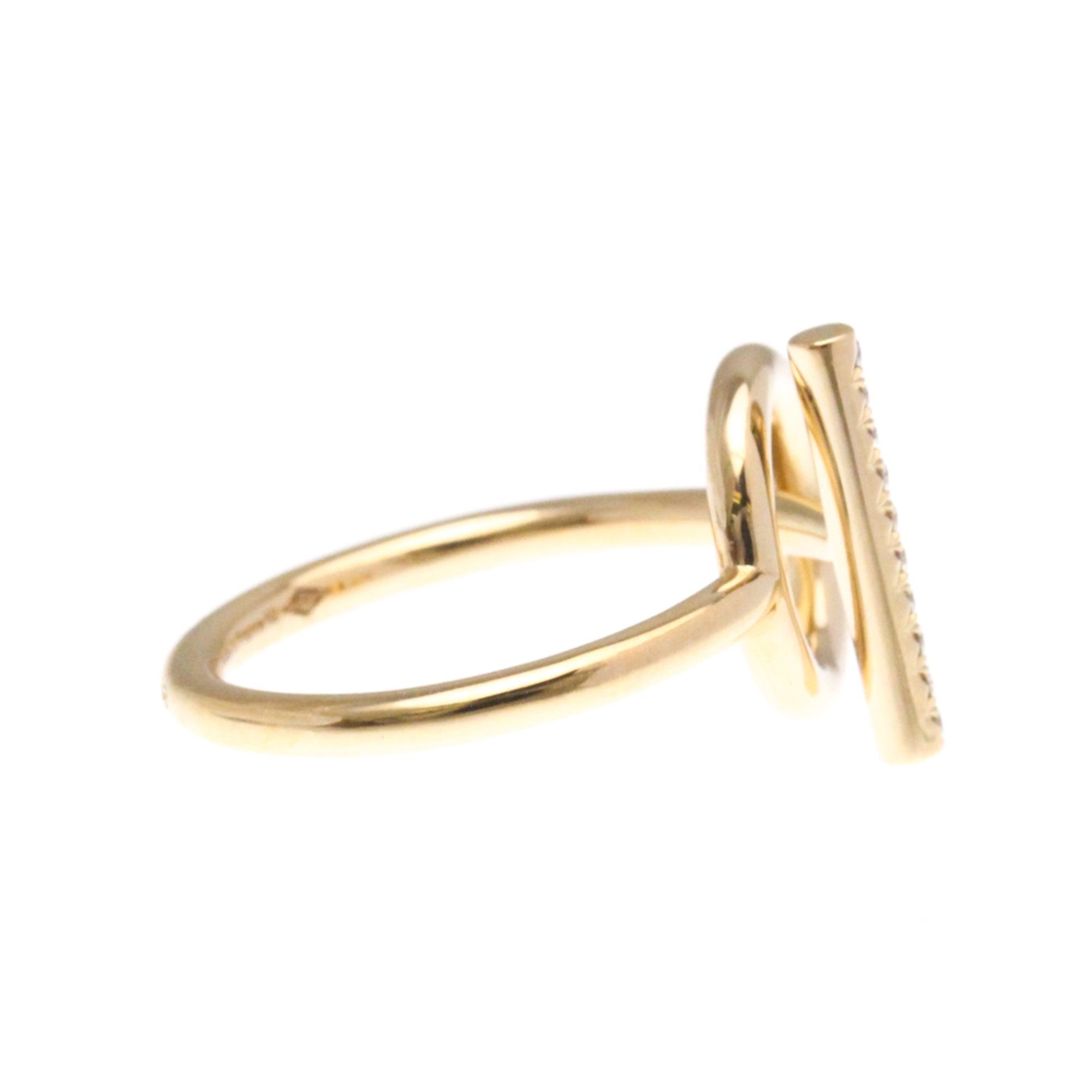 Echappee Band Ring 18K Rose Gold with Diamond