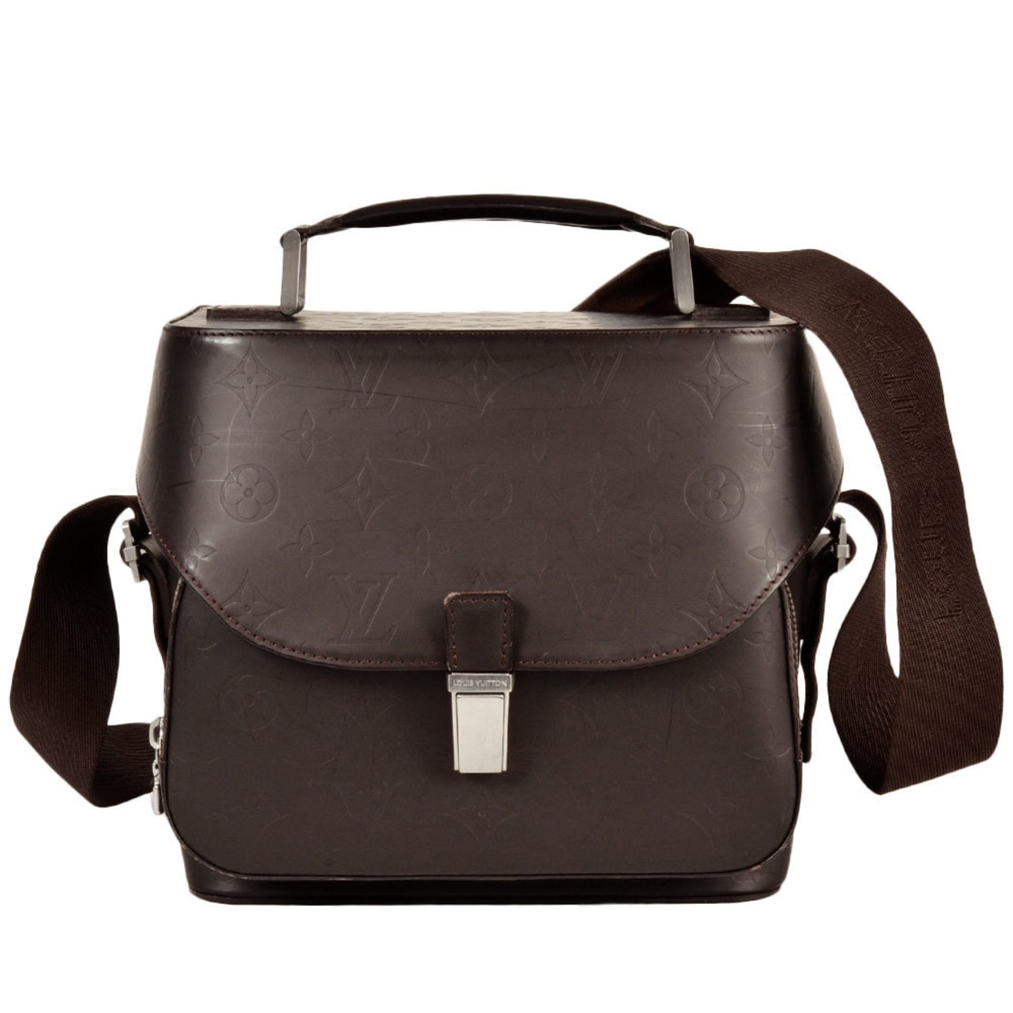 Charly Camera Bag Monogram Glace Leather