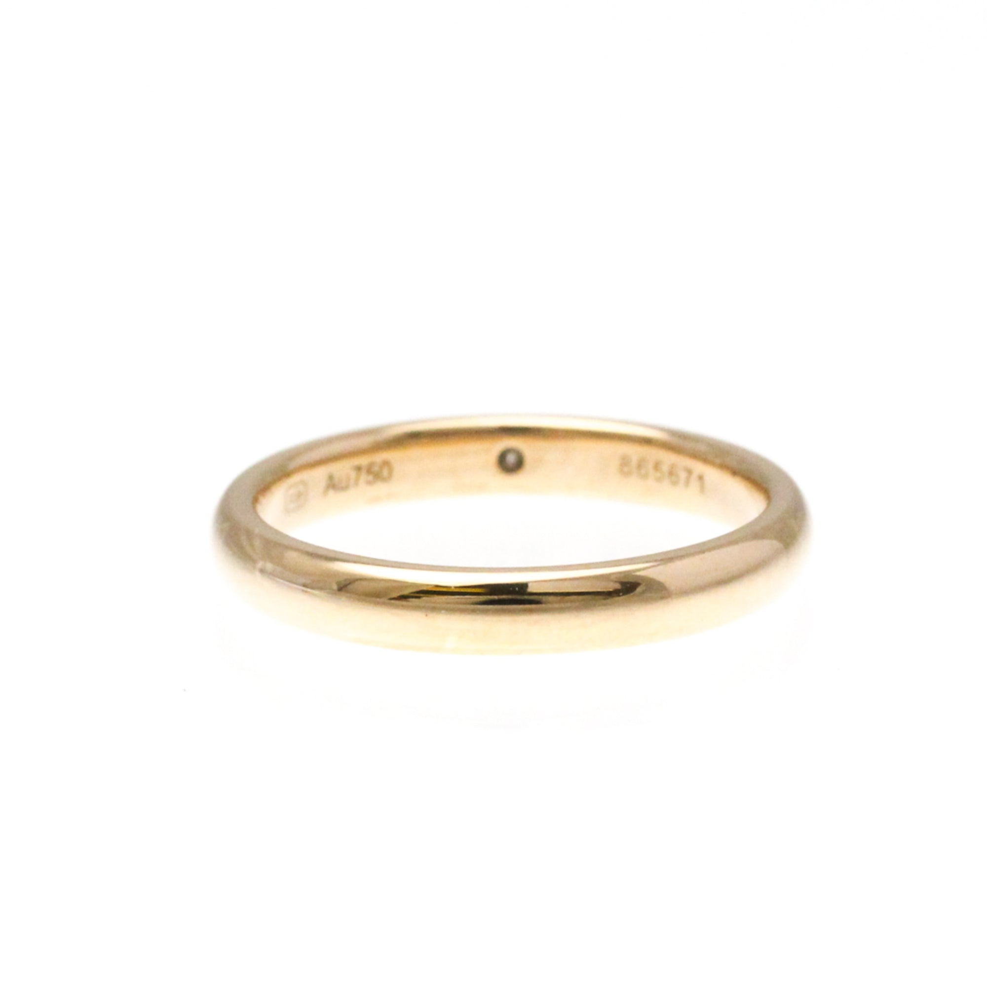 Band Ring 18K Rose Gold With Diamond