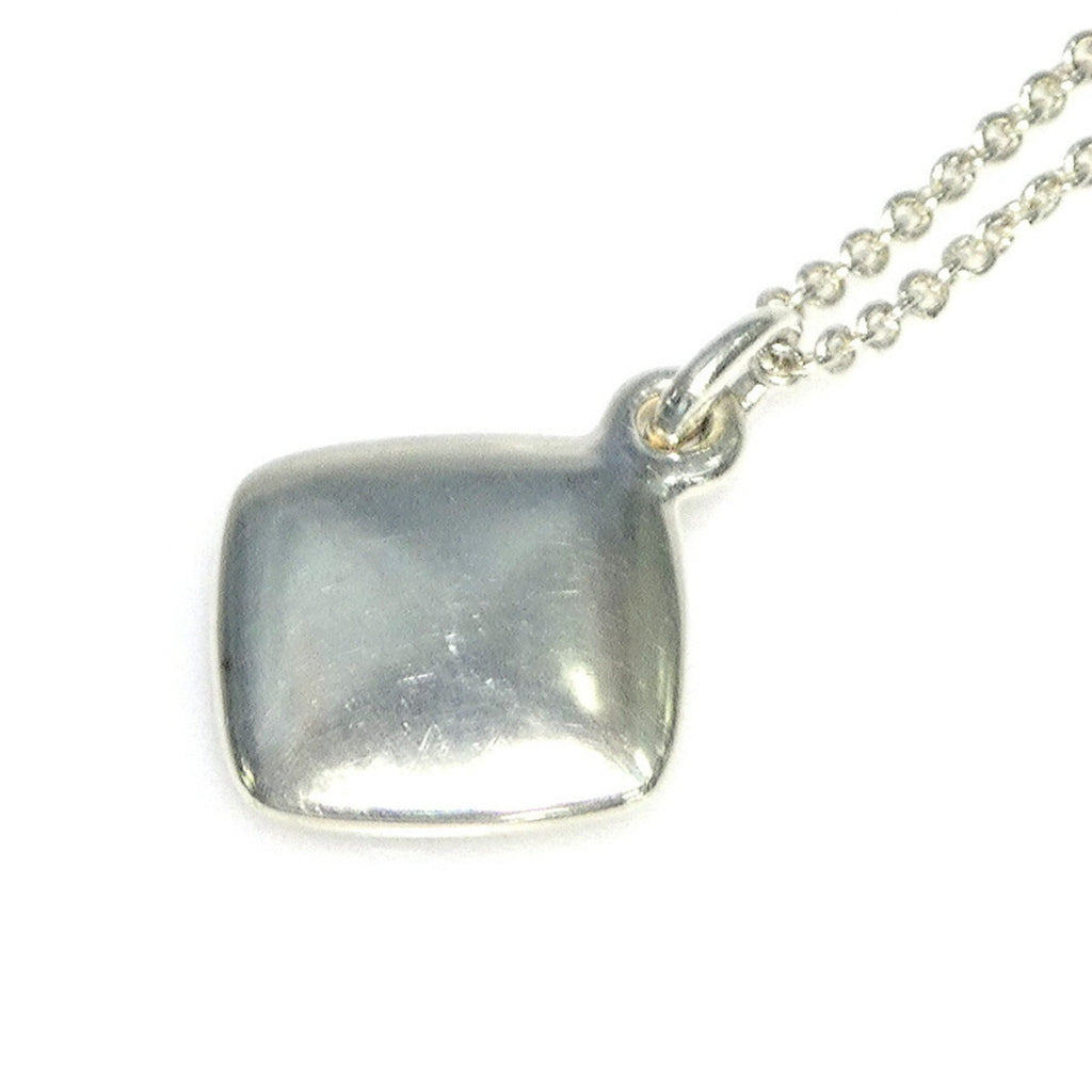 Montage Cushion Pendant Necklace Sterling Silver
