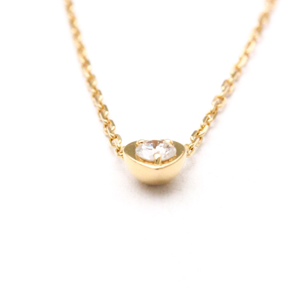 Pendant Necklace 18K Rose Gold with Diamond