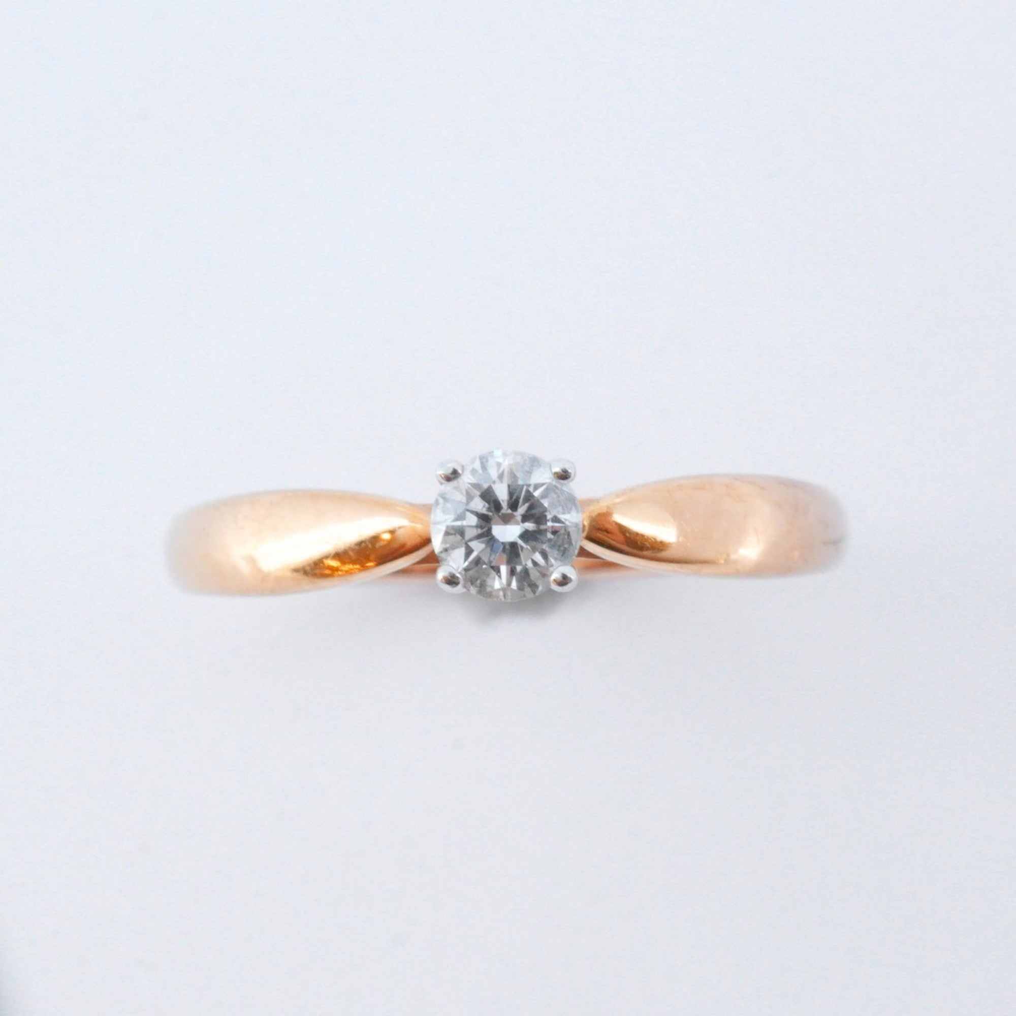 Harmony Ring 18K Rose Gold and Platinum with Diamonds