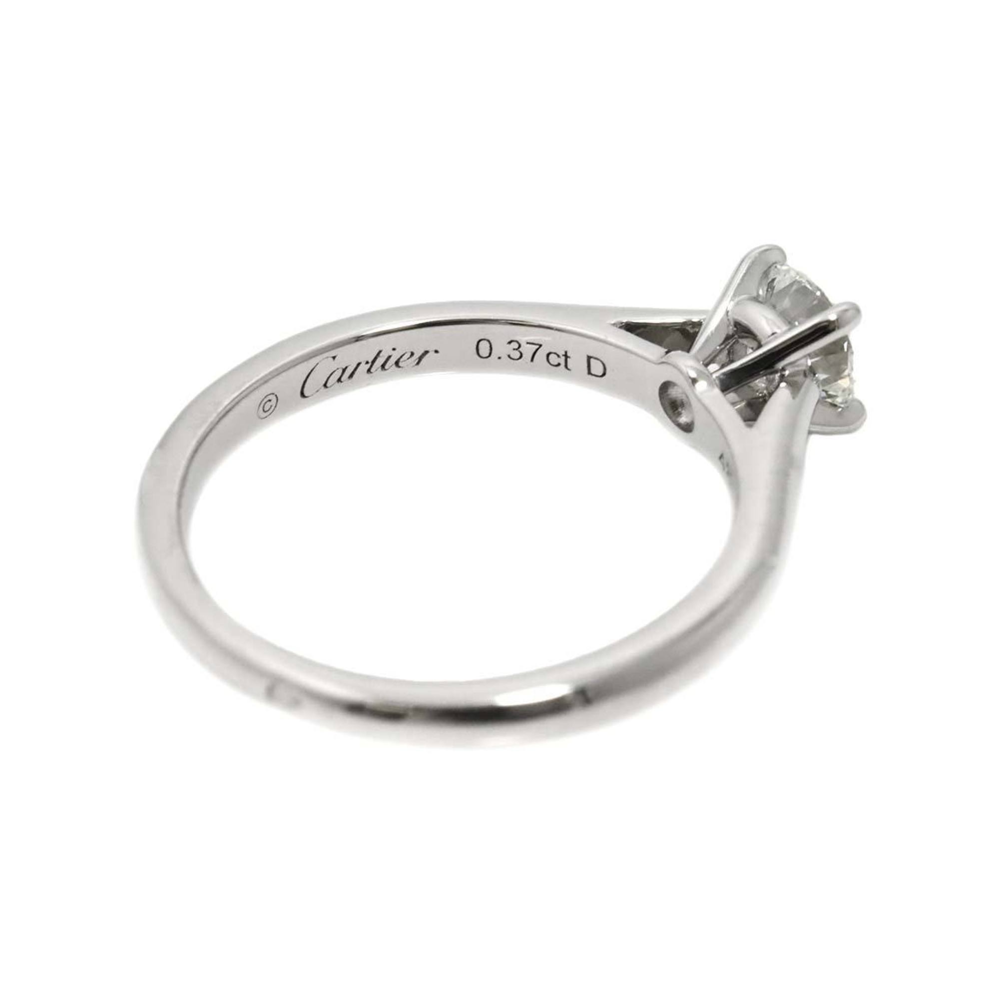 Solitaire Ring Platinum with Diamond