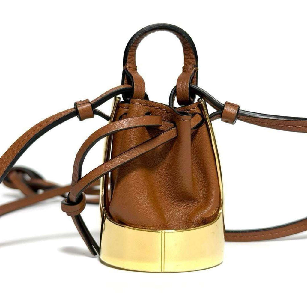 Pendant Necklace Leather and Metal