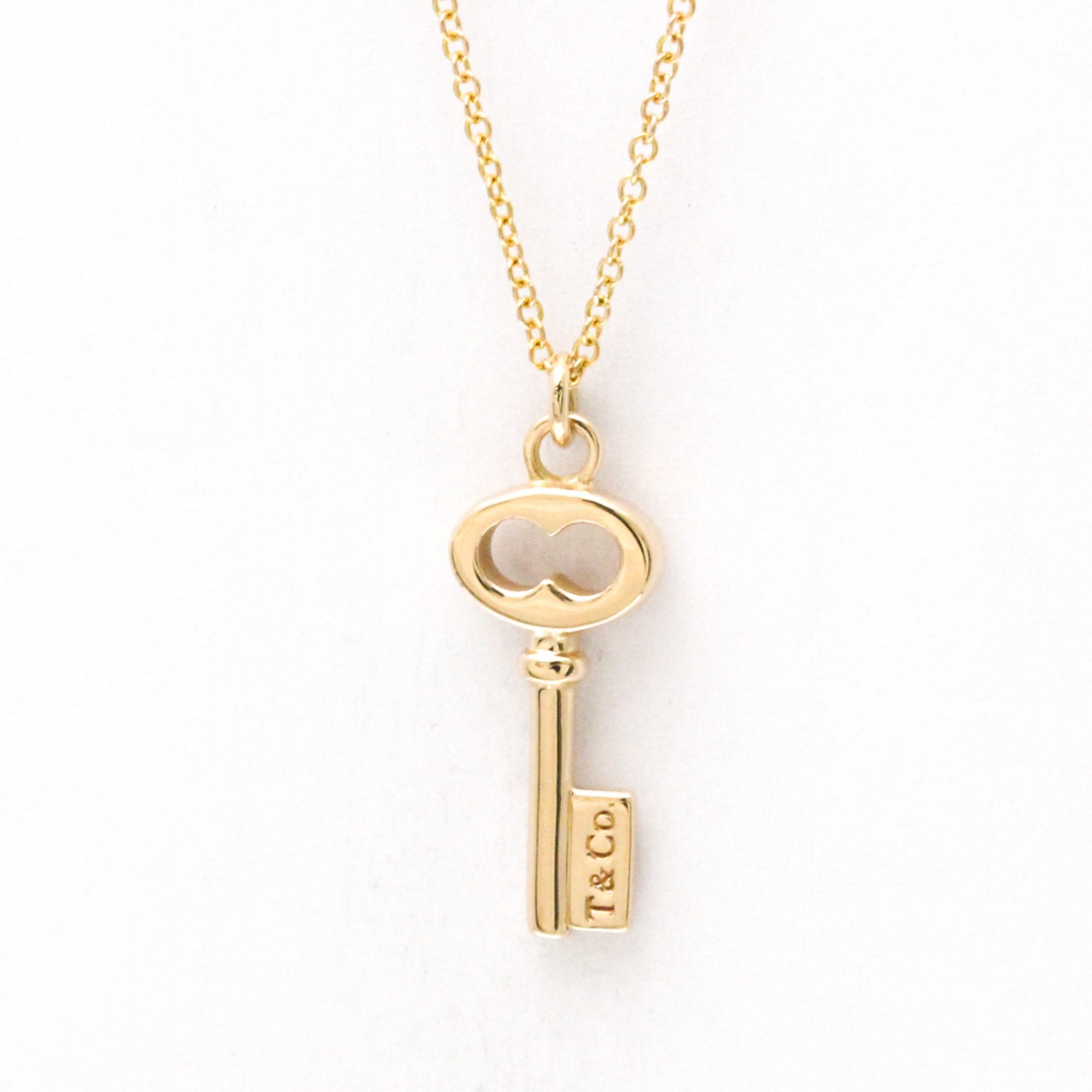Keys Pendant Necklace 18K Rose Gold