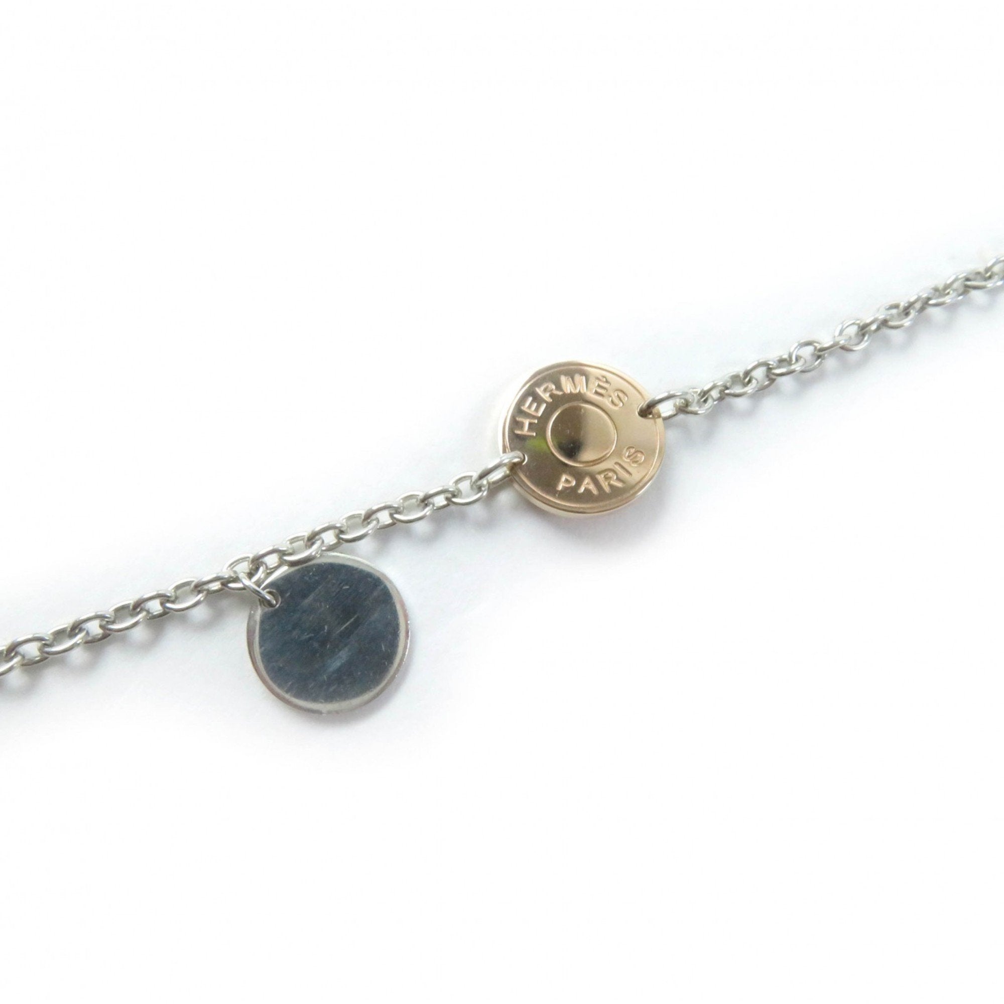 Sellier Pendant Necklace 18K Gold and Sterling Silver