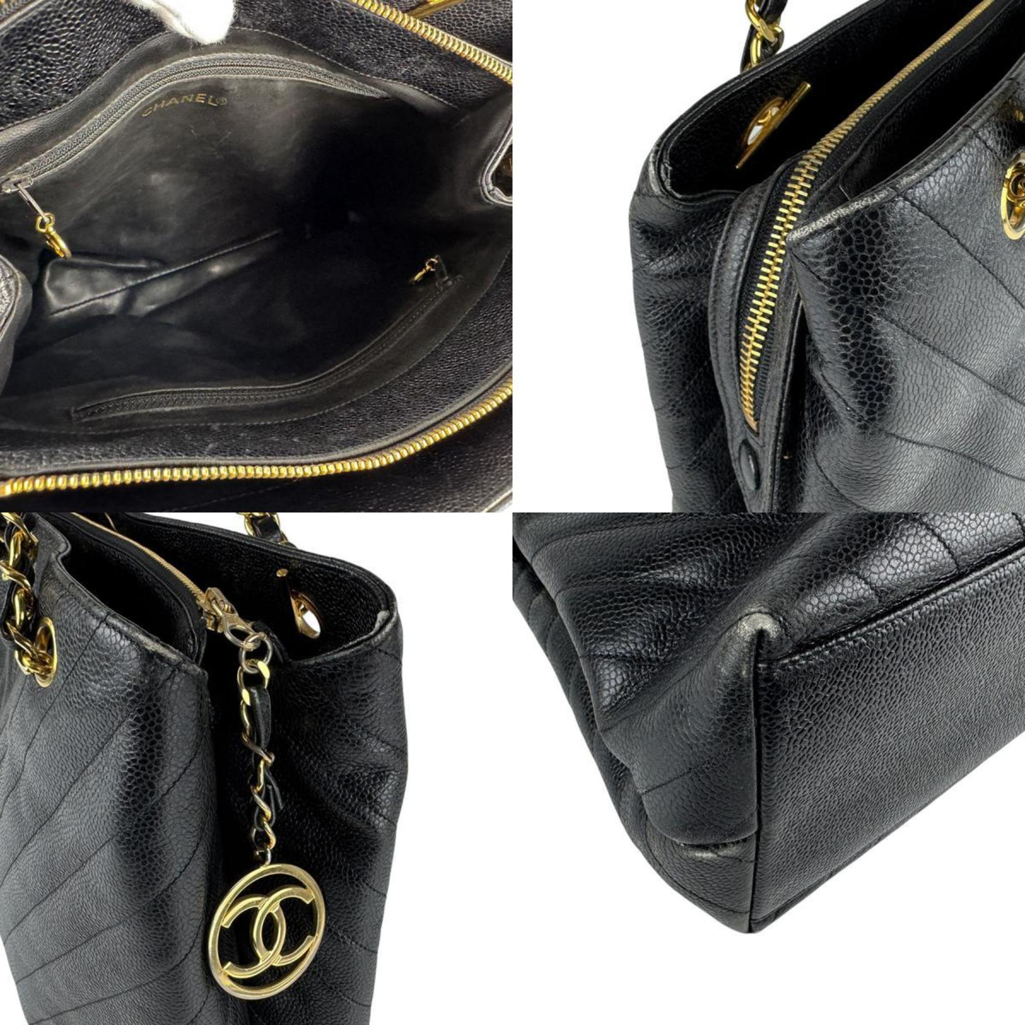 Vintage Pocket Camera Bag Chevron Caviar Medium