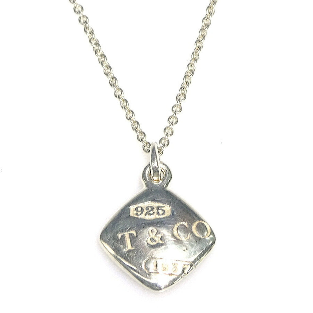 Montage Cushion Pendant Necklace Sterling Silver
