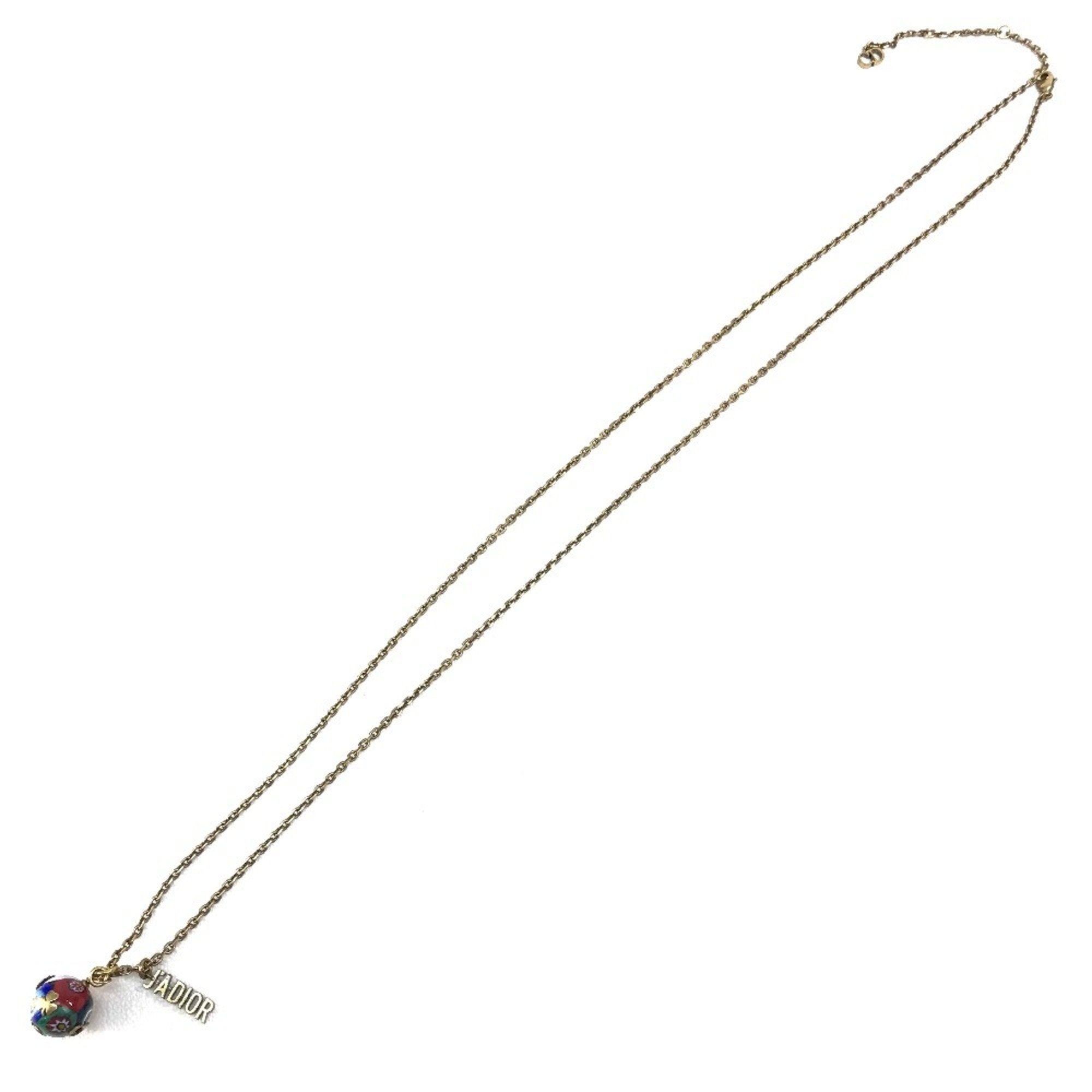 J'ADIOR Bee Pendant Necklace Cloisonné and Enamel and Metal Multi-Color