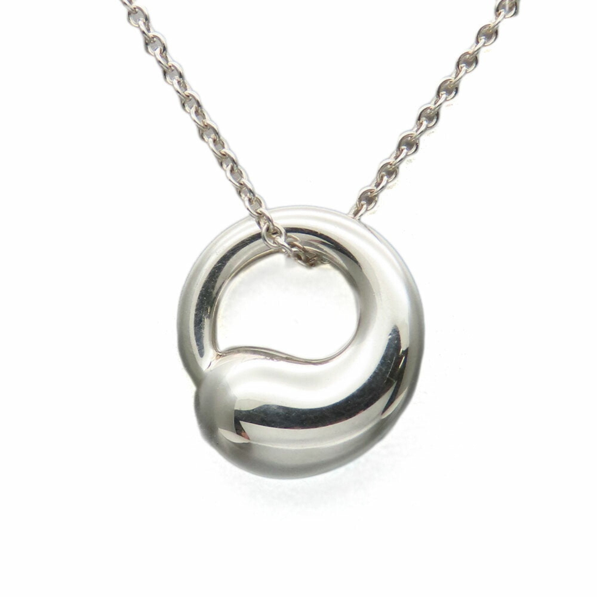 Elsa Peretti Pendant Necklace Sterling Silver 12.7mm