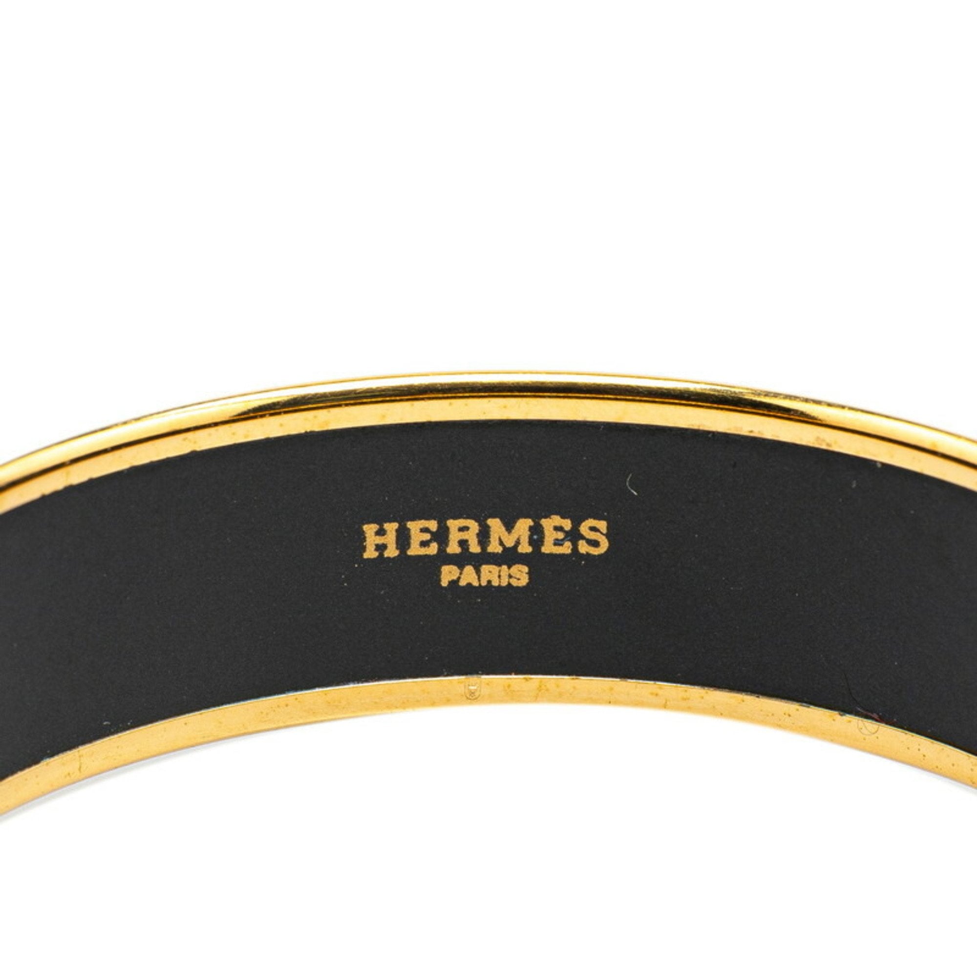 Enamel Bracelet Black Gold Multicolor
