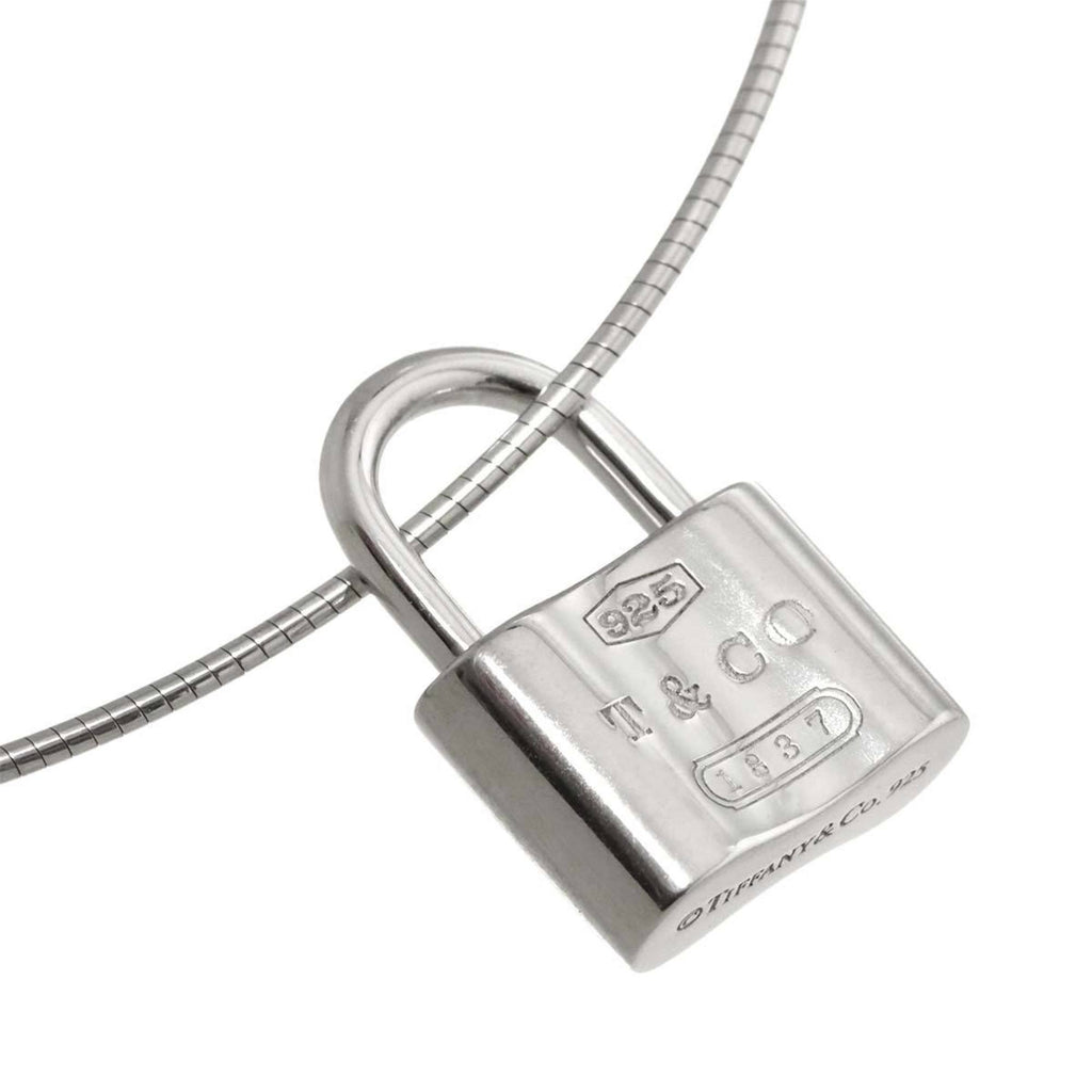 1837 Cadena Lock Pendant Necklace Sterling Silver