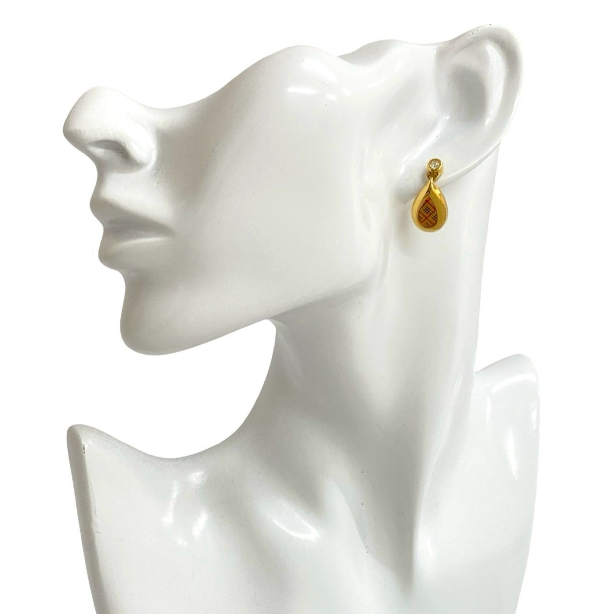 Earrings Gold-Tone Metal