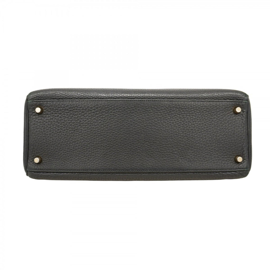 Kelly Handbag Black Togo with Gold Hardware 35