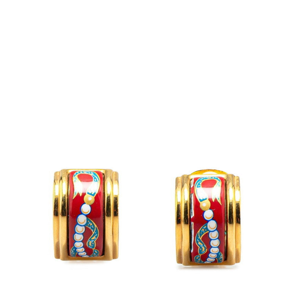 Earrings Gold-Tone Metal