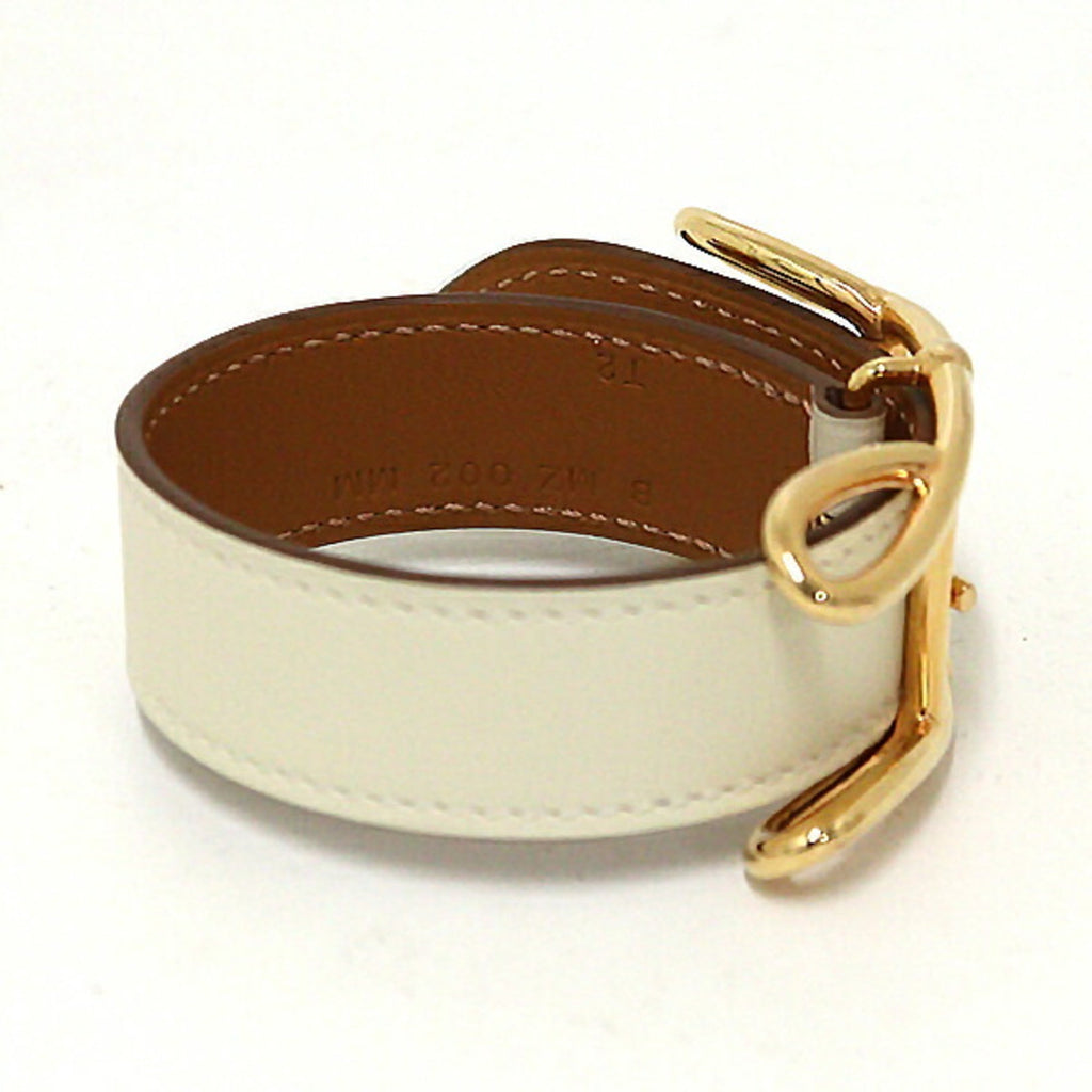 Bracelet Swift Leather Gold and Ivory