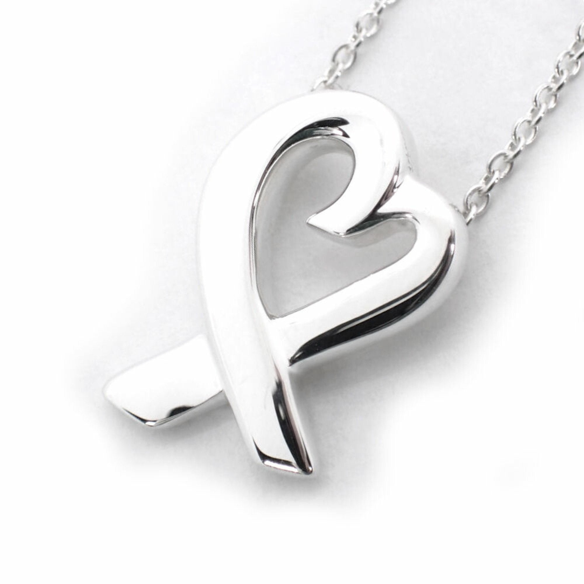 Loving Heart Pendant Necklace Sterling Silver
