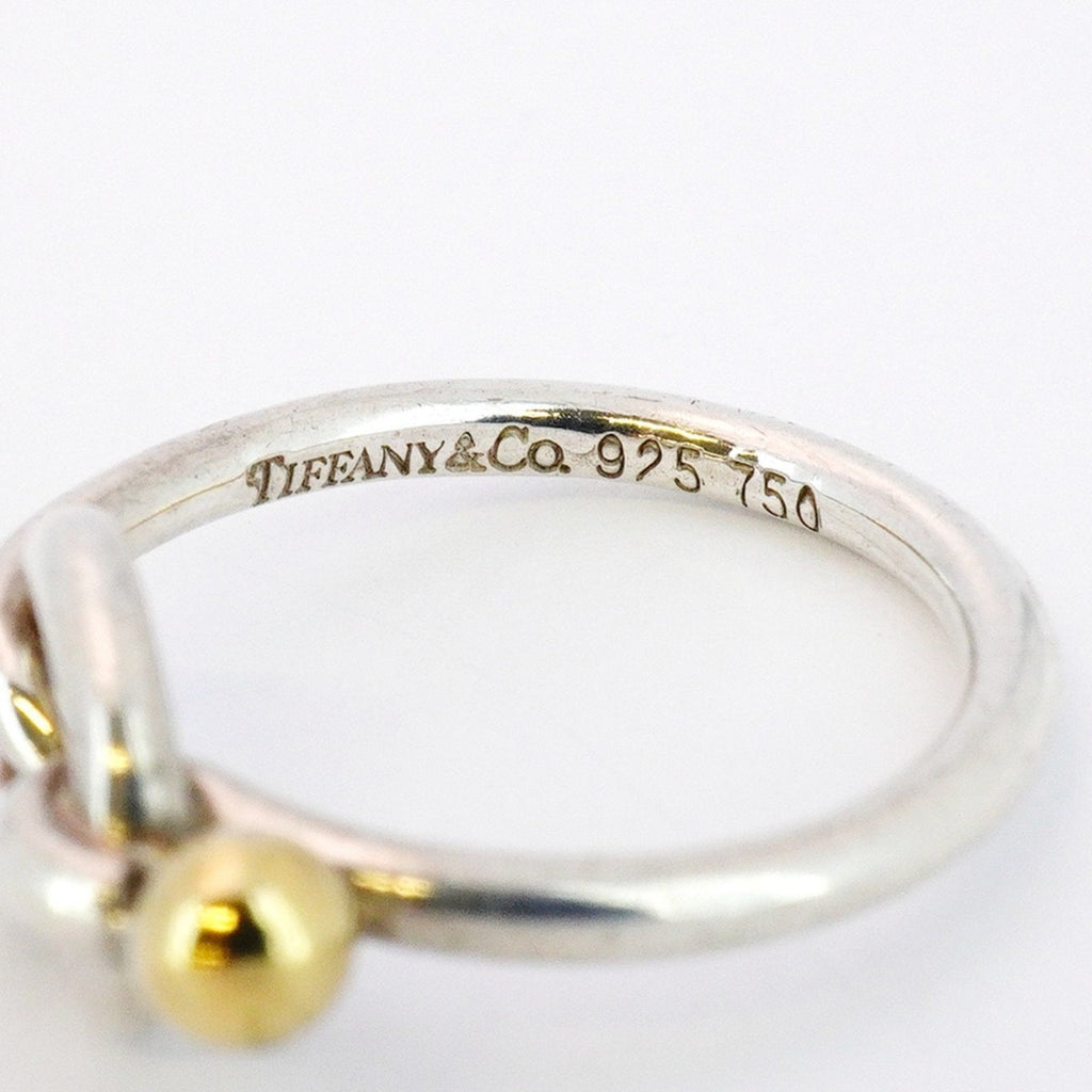 Hook & Eye Ring 18K Yellow Gold and Sterling Silver