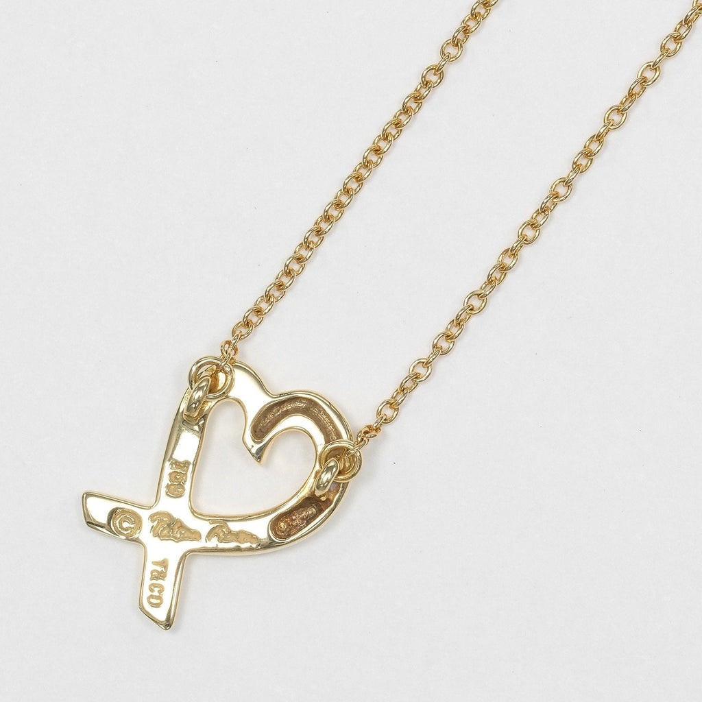 Loving Heart Pendant Necklace 18K Yellow Gold