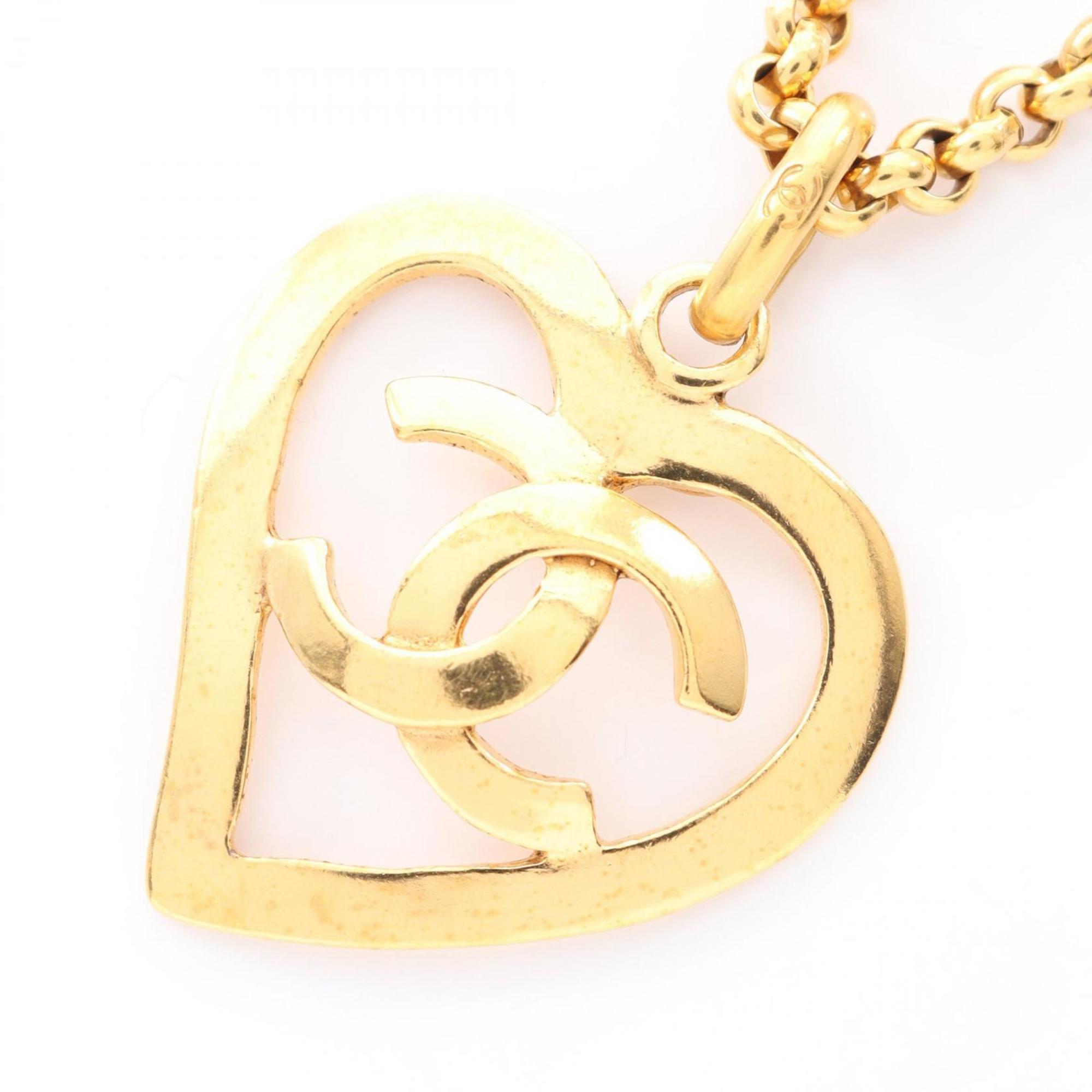CC Logo Pendant Necklace Metal