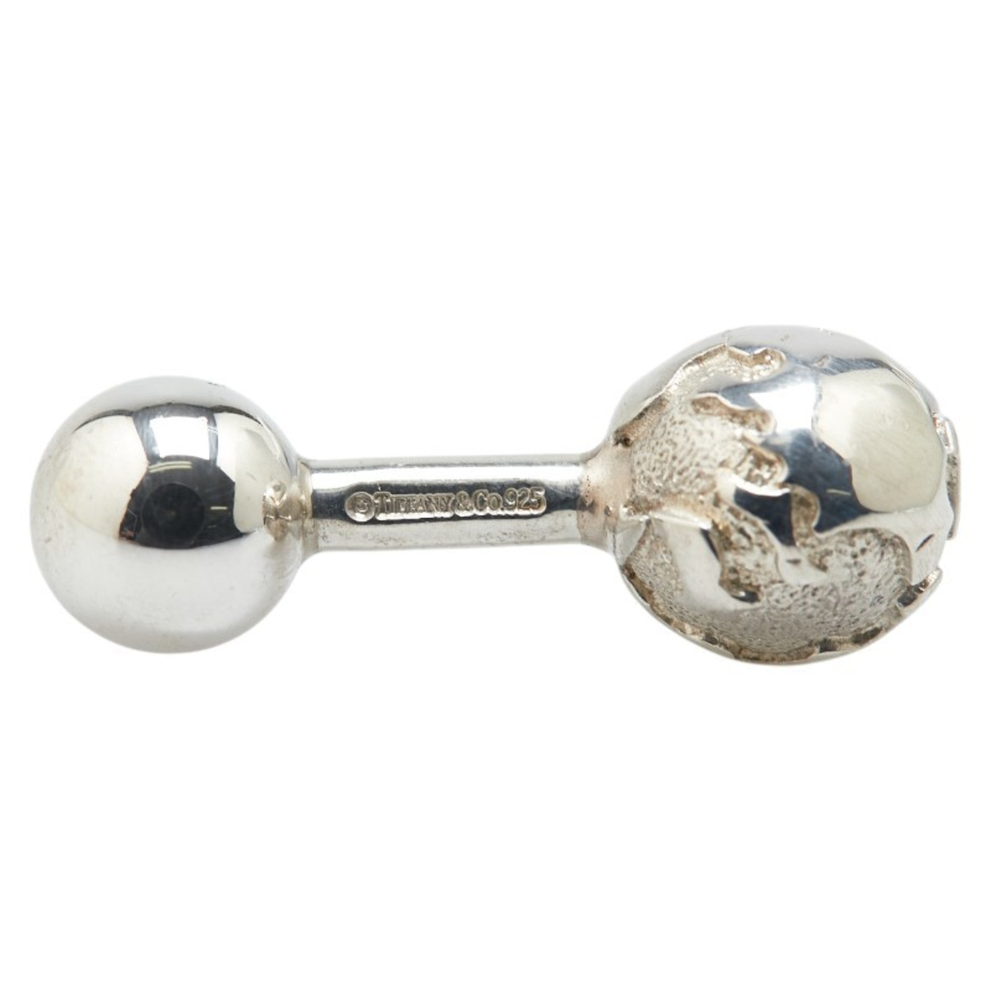 Earth Motif Cufflinks Sterling Silver Bracelet