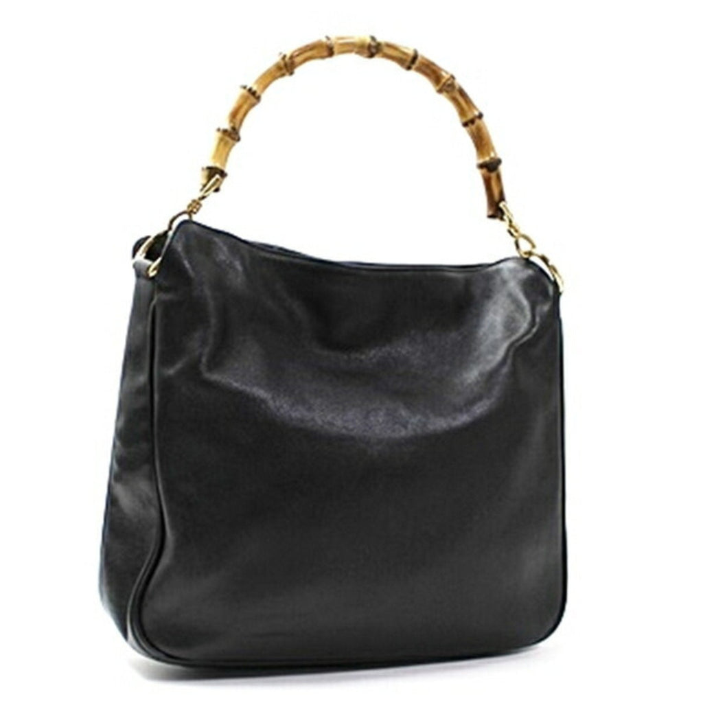 Diana Bamboo Shoulder Bag Leather Medium