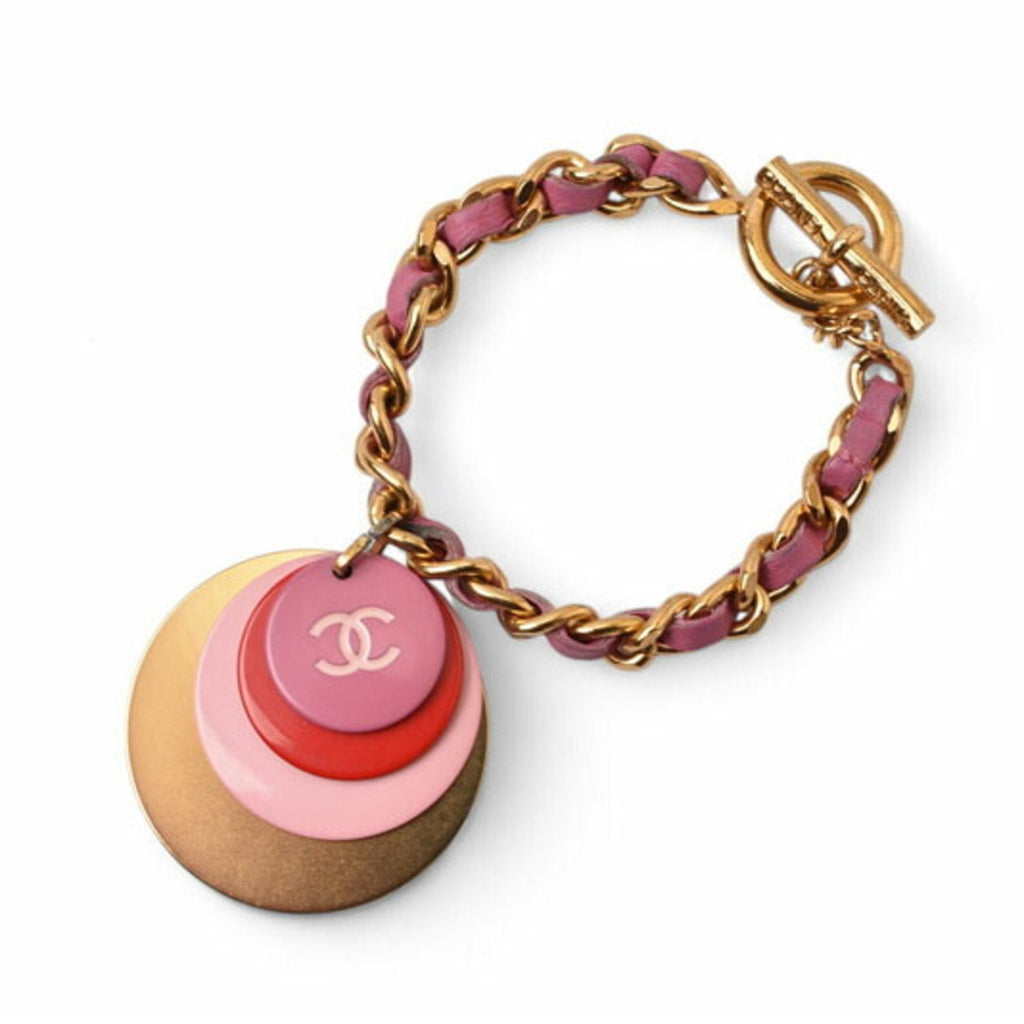 CC Logo Chain Bracelet Metal