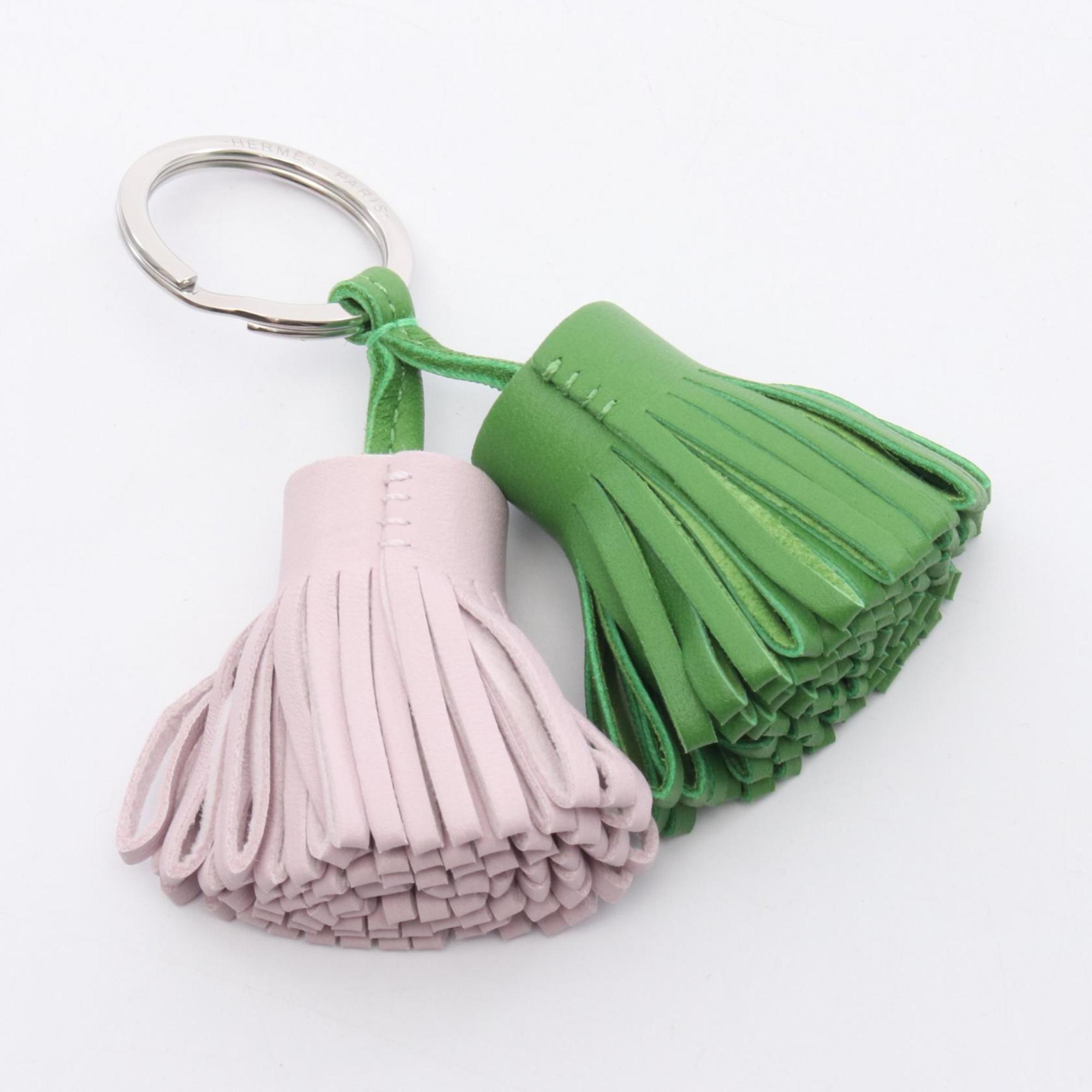 Charm Agneau Milo Green and Pink Handbag Charm