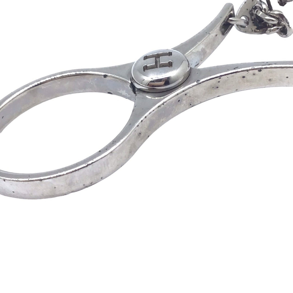 Glove Holder Charm Metal Silver Handbag Charm