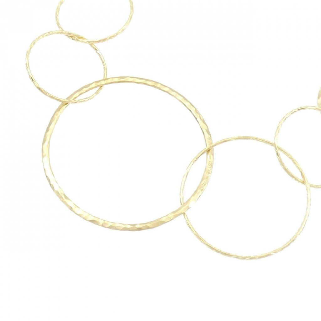 Hamard Circle Pendant Necklace 18K Yellow Gold